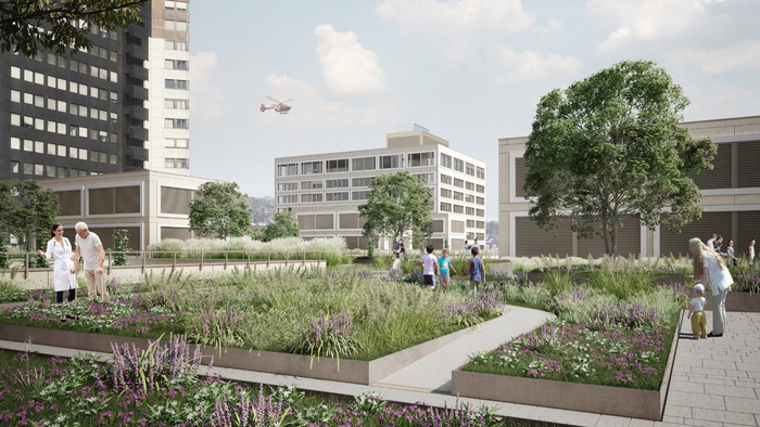 Kantonsspital St. Gallen, Quelle:https://www.kssg.ch/immobilien-und-betrieb/bauprojekte/neubauprojekt-come-together/neubau-haus-07a-und-tiefgarage