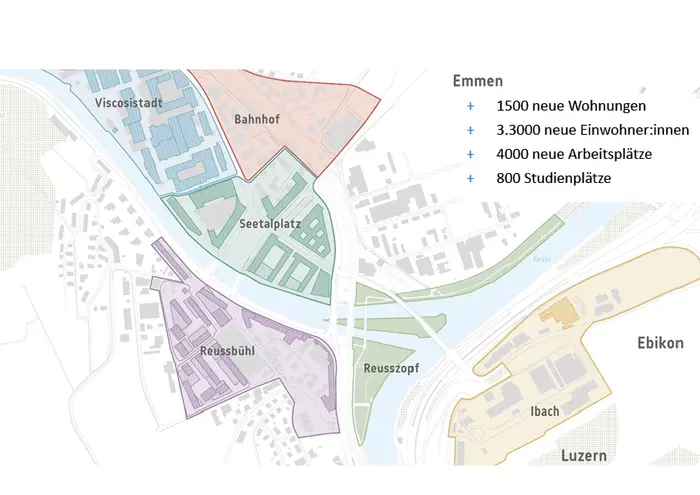 Übersichtskarte Luzern Nord 