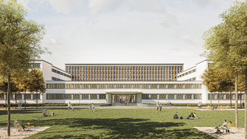 Nationalbibliothek Bern, Aussenansicht Gebäude