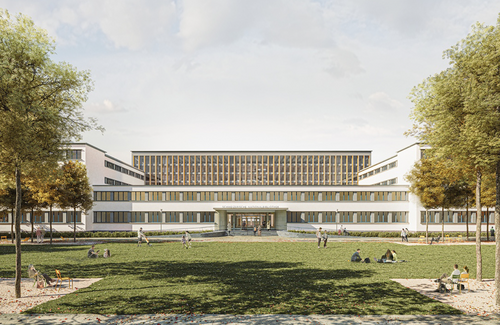 Nationalbibliothek Bern, Aussenansicht Gebäude