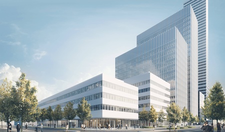 Roche pRED Basel Perspektive Grenzacherstrasse